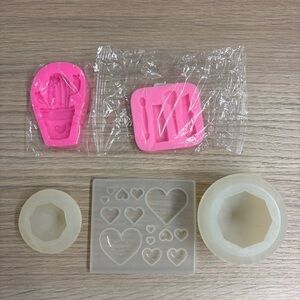 Assorted Silicone Molds Craft Supplies New